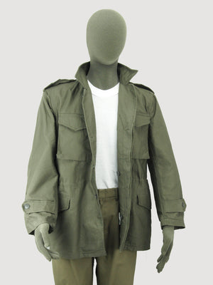 NATO Olive Combat Jacket, similar to WWII GI's jacket – M43 Style - zip front