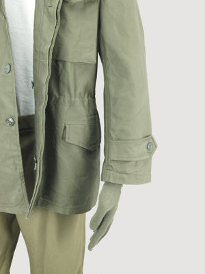 NATO Olive Combat Jacket, similar to WWII GI's jacket – M43 Style - button type