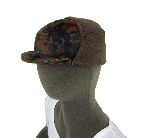 German Army - Flecktarn Camo Cold Weather Hat - Grade 1 - Forces ...