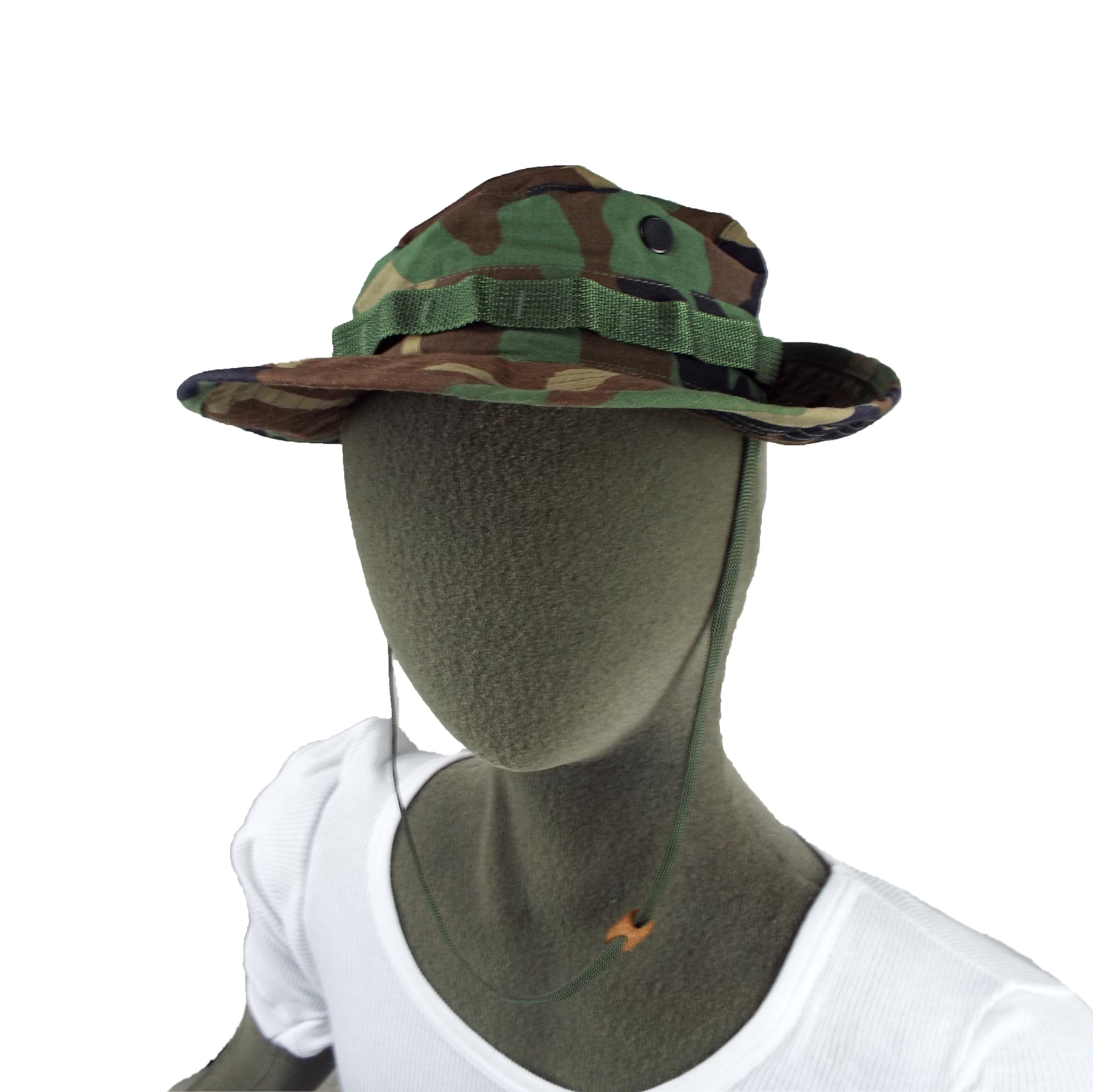 US Army Woodland Pattern Bush Hat Grade 1 Size 7 Medium to fit up to 56cm head circumference