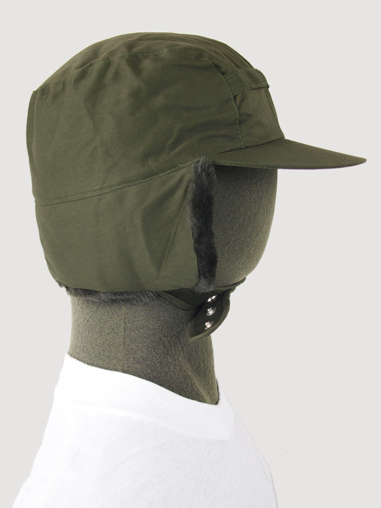 Cold Weather Trapper Hat - Olive Green - Forces Uniform and Kit