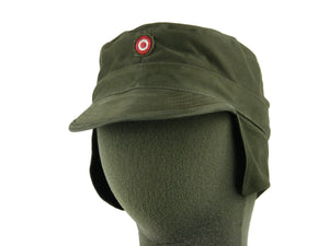 Austrian Olive Green Fatigue cap with neck shield