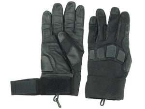 Austrian Army Lightweight Black Leather Cycling Gloves