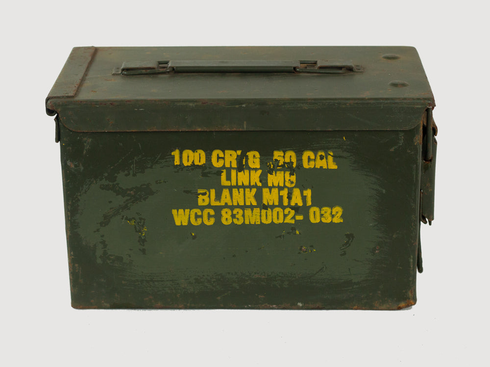 Ammo Box – 50 Cal – Olive Green – Grade 1