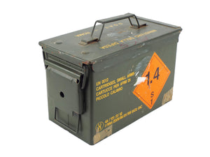 NATO Ammo Box – 5.56mm "50 Cal" - Olive Green - Grade 1