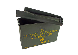 MULTI-PACK OPTION - Steel Ammo box - Green - 30 Cal / 7.62mm - Grade 1