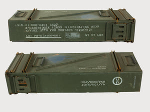 Large Rectangular Mortar Ammo Box -  used for 120mm rounds
