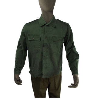 Belgian Army Military Fatigue Shirt - popper studs - Grade 1