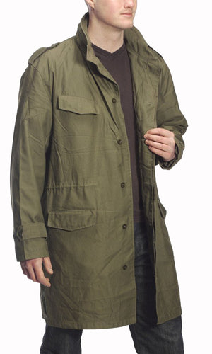 Belgian Army Parka M89 Olive Coat - MOD style coat