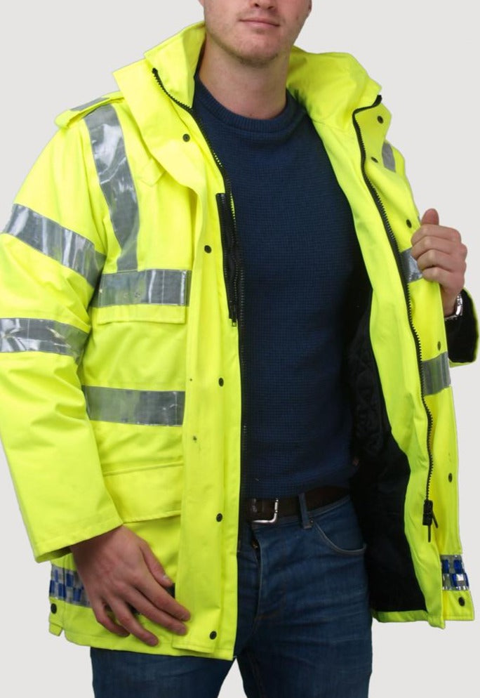 Police windbreaker jacket outlet