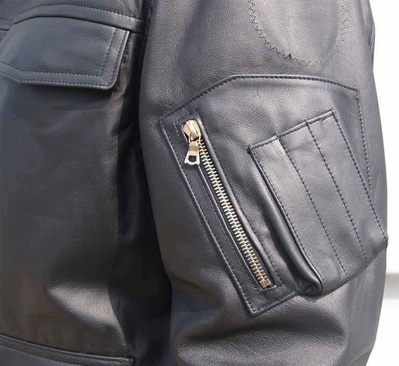 German Police Leather Bomber Jacket Style 1 Forces Uniform and Kit