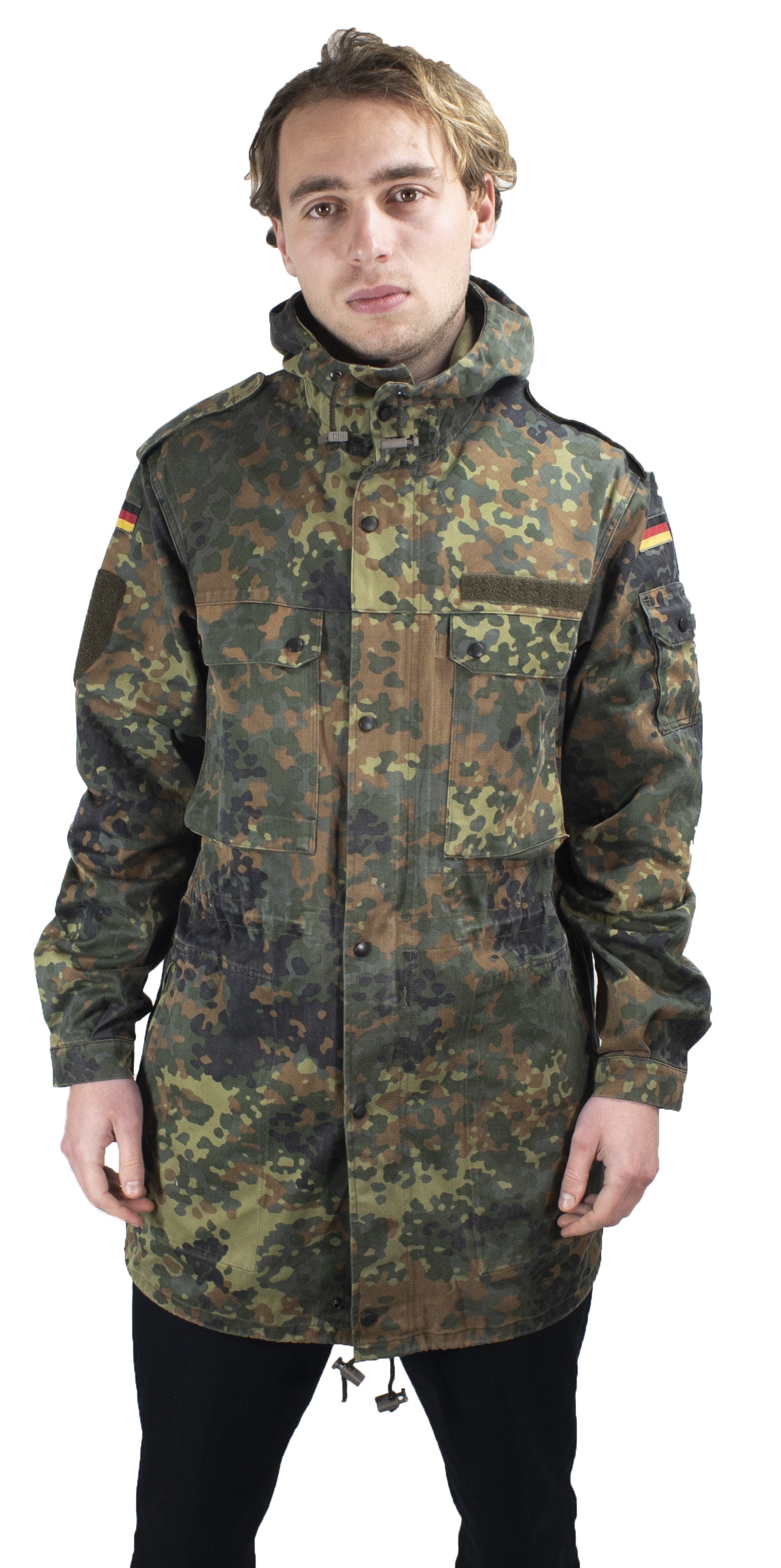 German Army - Vintage - Flecktarn Parka - Grade 1 - Forces Uniform and Kit