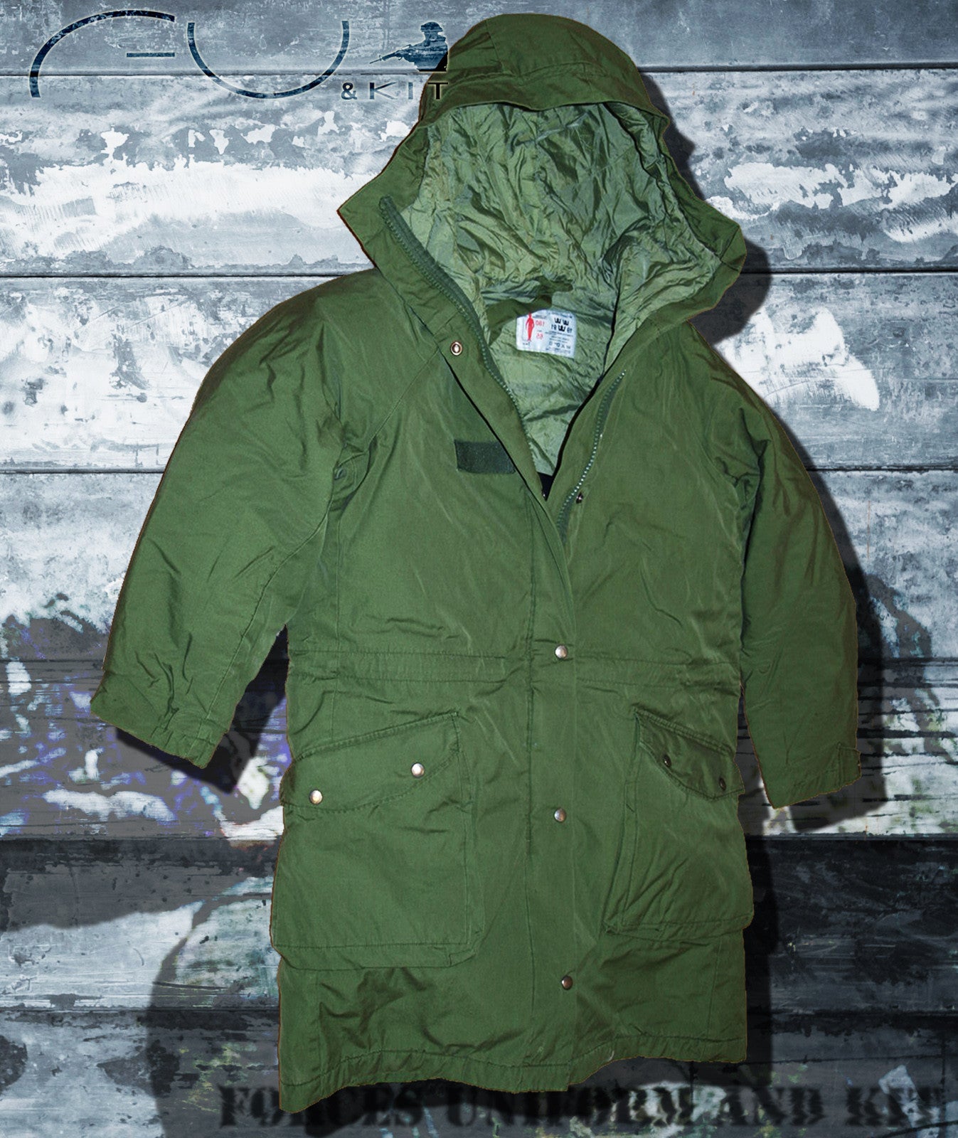 Swedish army parka m90 hooded discount