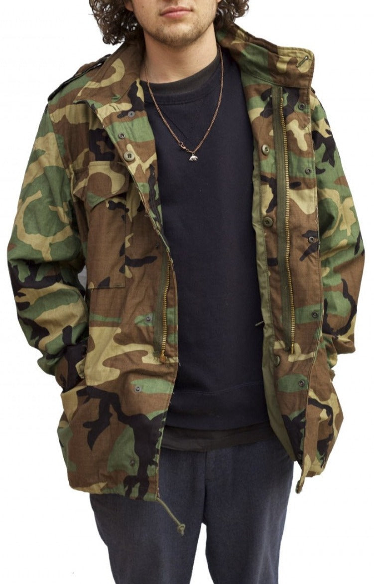 Woodland Camo M65 Jackets – Genuine US Army Surplus - Forces